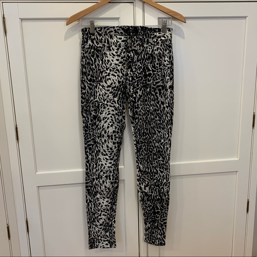 Snow leopard jeans from 7 For All Mankind